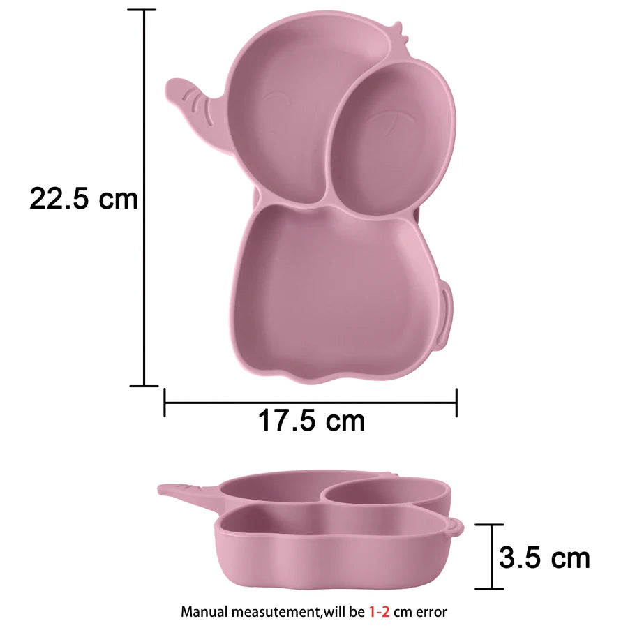 1PCS Silicone Dining Dishes