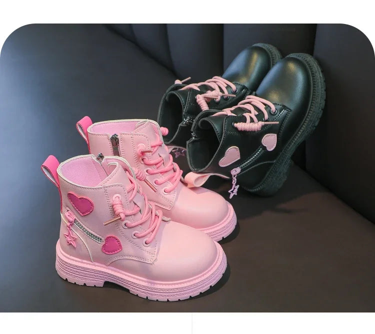 Girls Snow Furry Ankle Boots