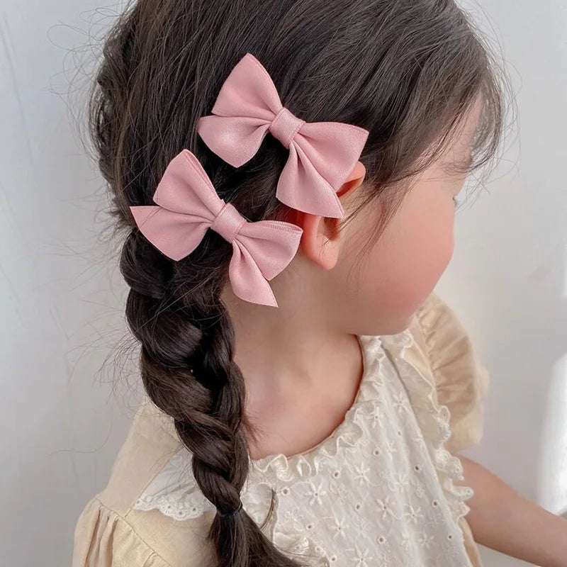 Cute Bow Red Clips Baby Hairpins - PAMU8