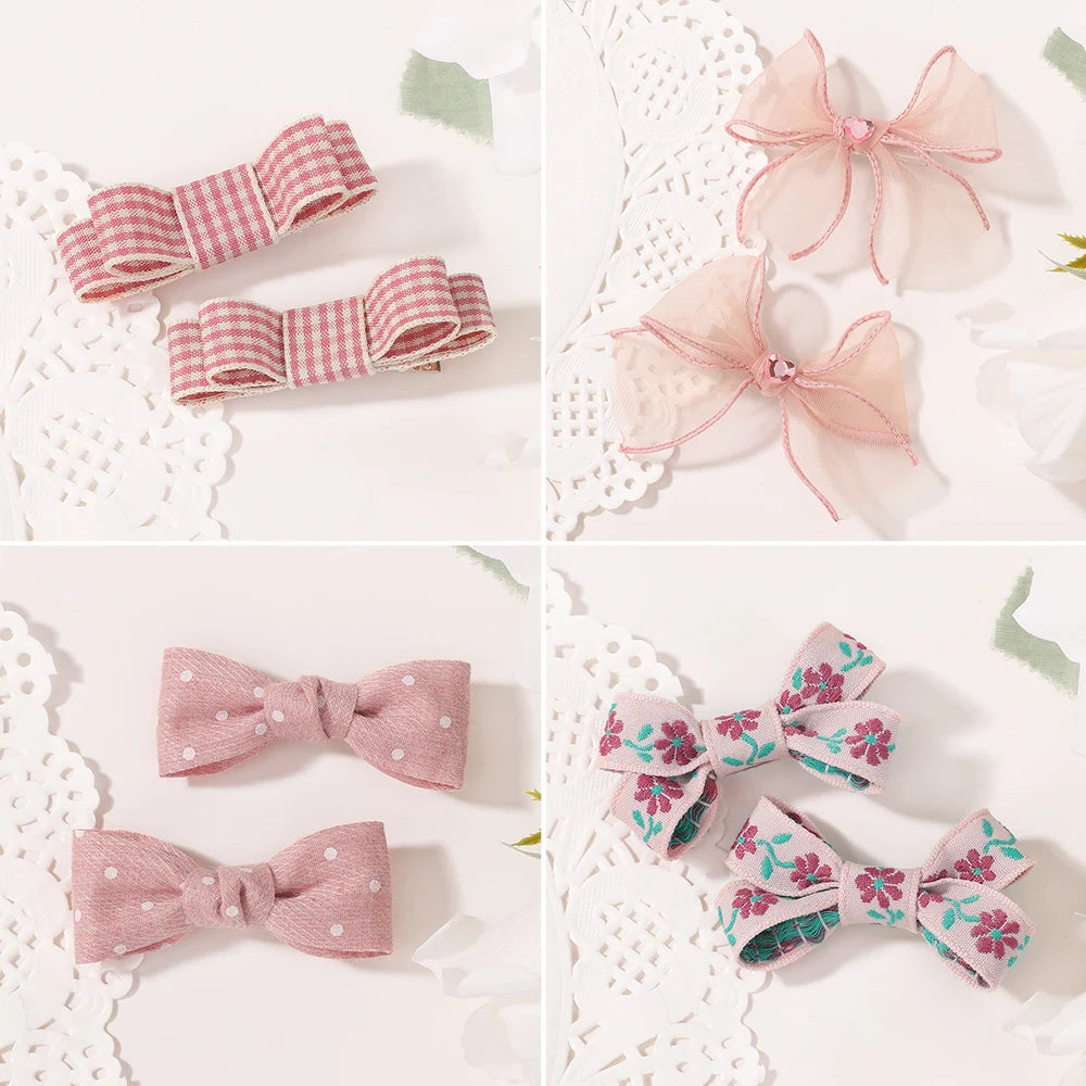 Sakura Pink Bow Clip