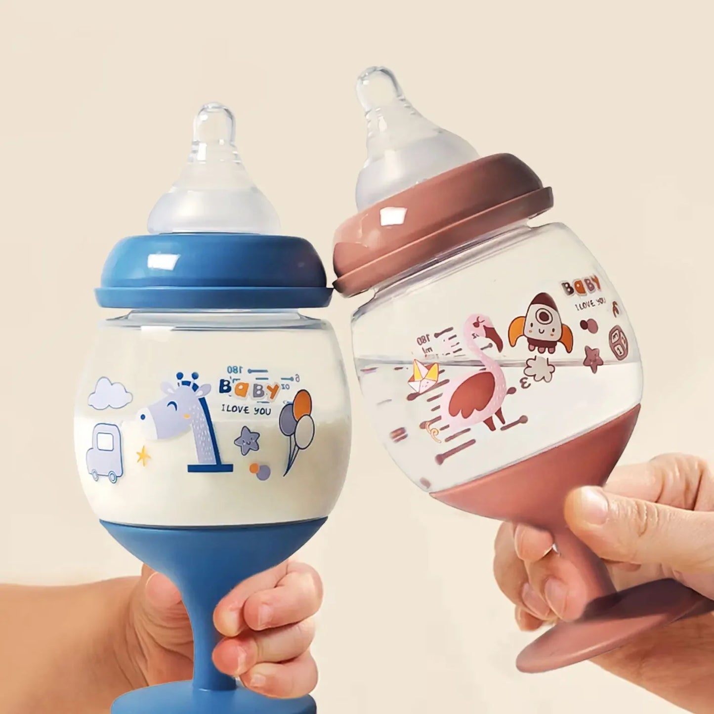 Goblet baby bottle