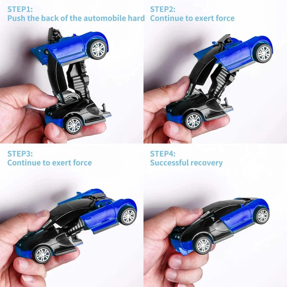 Mini 2 In 1 Car Toys Robot Car