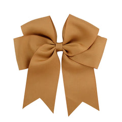 Girls' 6-Inch Bow Hair Clip, Large Colorful Barrette