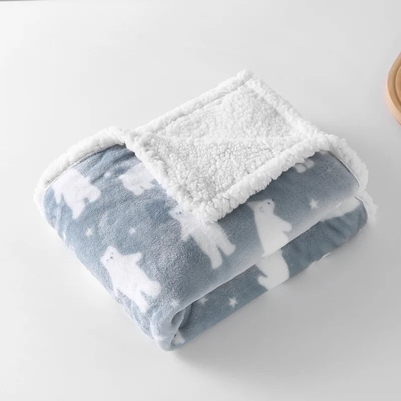 Double Layer Blanket for Baby