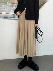 Pleated Thick Warm Maternity Skirts