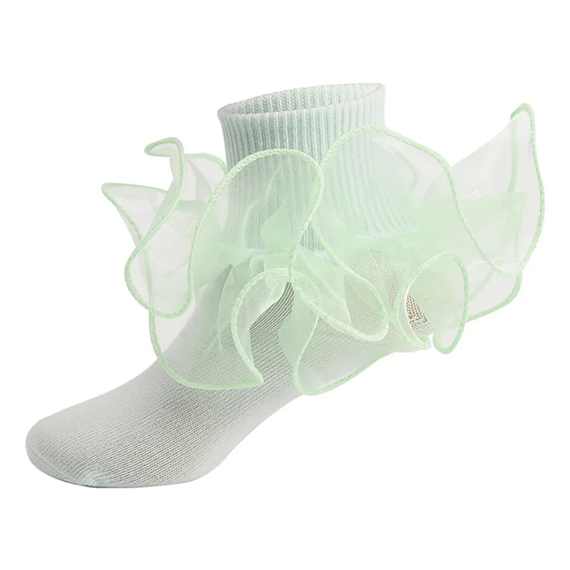 Baby Lace Ruffles Girls Ankle Socks