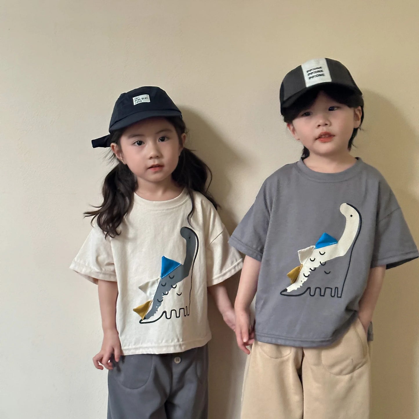 Dinosaur Half Sleeve Shirt - PAMU8