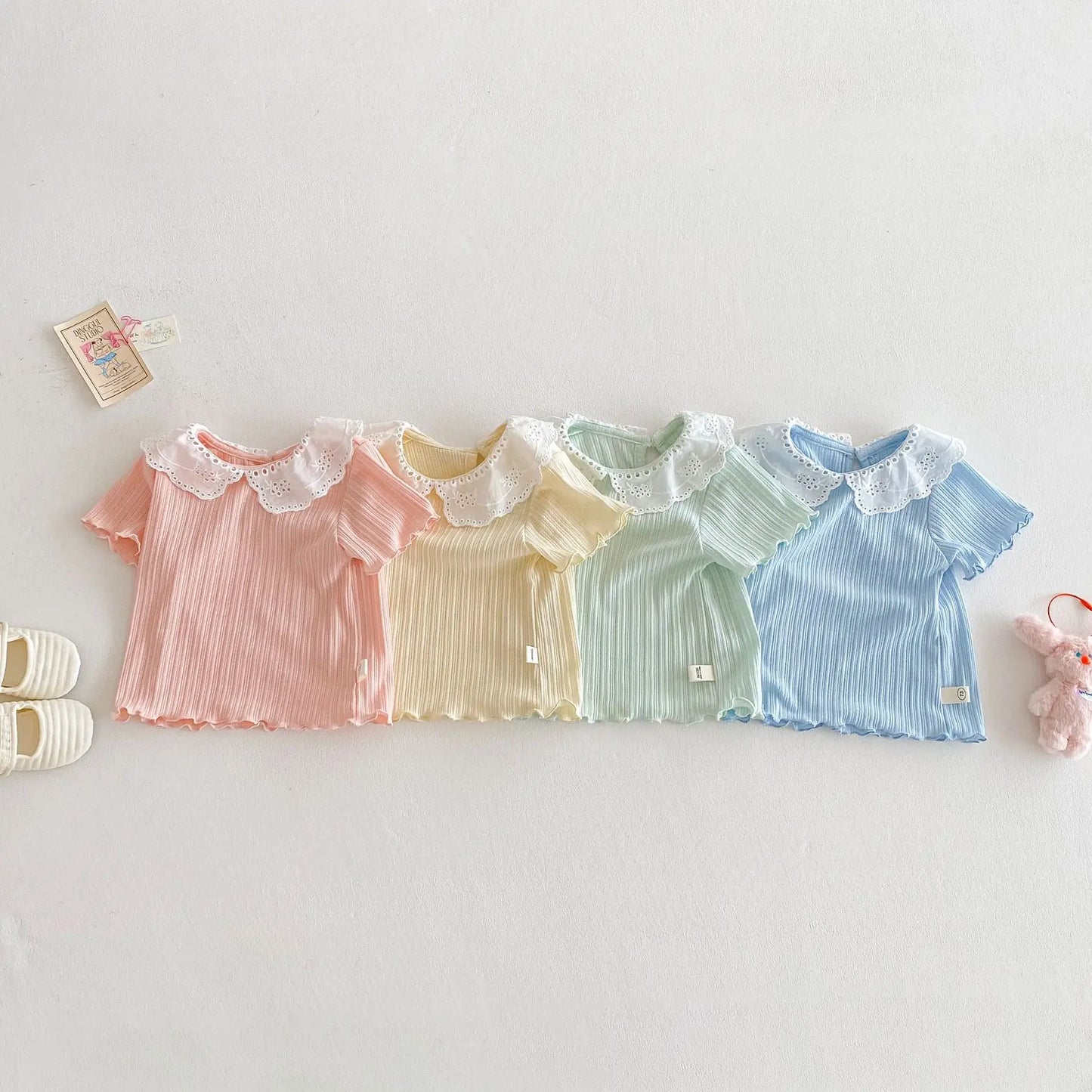 Baby Short Sleeve Tops Charming Kid's Clothing - PAMU8