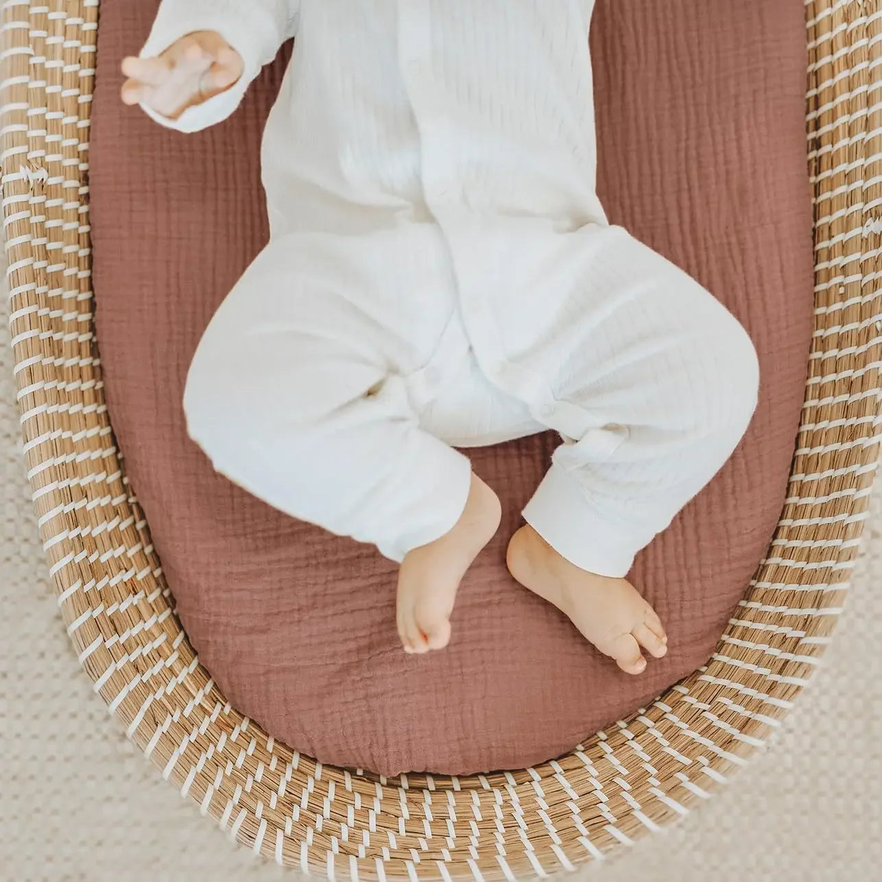 Breathable Crib Fitted Sheets Cradles Mattress Cover - PAMU8
