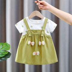 Polka Dot Bow Baby Dress