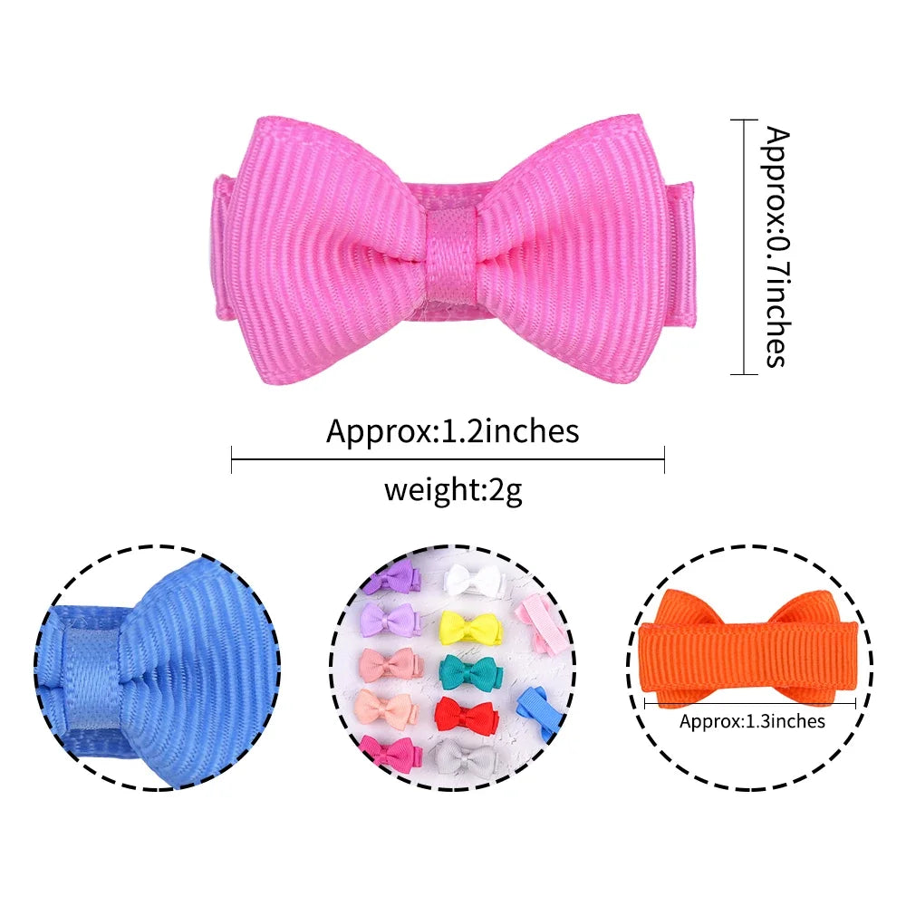 Mini Hair Bows With Clip For Kids - PAMU8