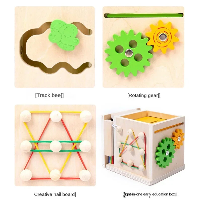Permanence Box Carrots Child Wooden Toys - PAMU8