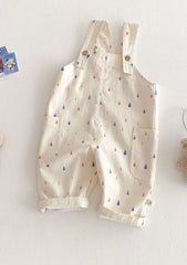 Kids' Spring Jumpsuit, Unisex Casual Romper