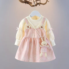 Autumn Floral Bunny Dress