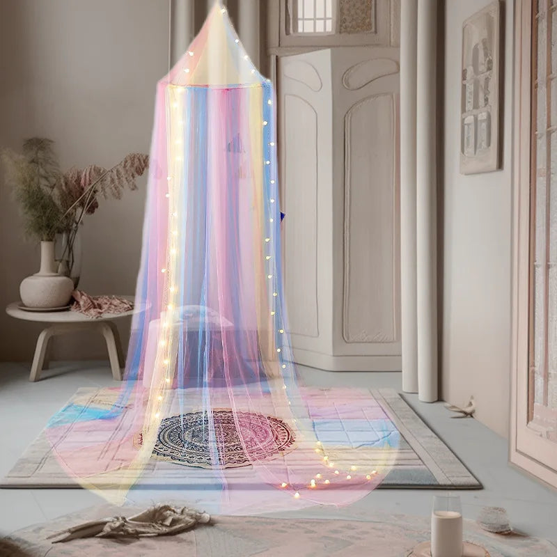 Baby Bedroom Rainbow Curtain