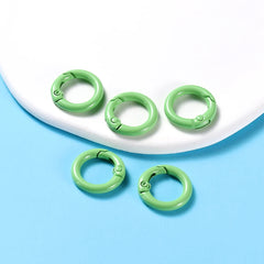 Metal O-Ring Keychain Clasps, 5-Pack Craft Clips