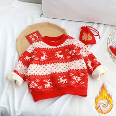 Velvet Christmas Hooded Sweatshirt