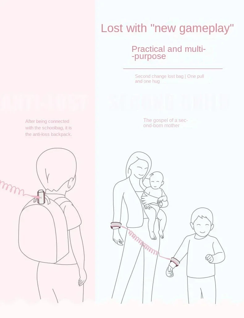 Adjustable Wrist Safety Rope
