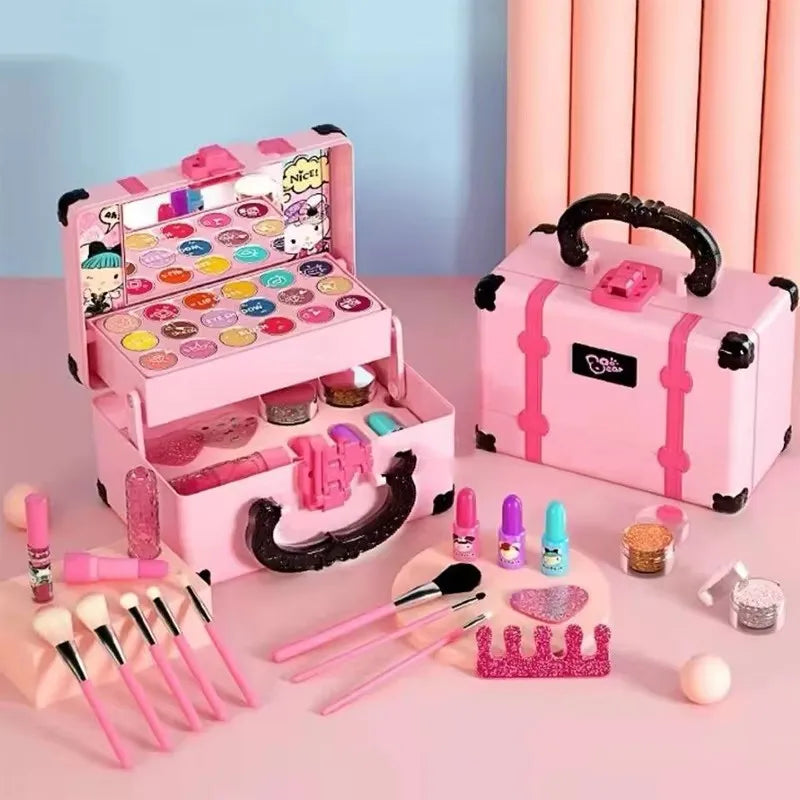 Kids Makeup Cosmetics Play Box