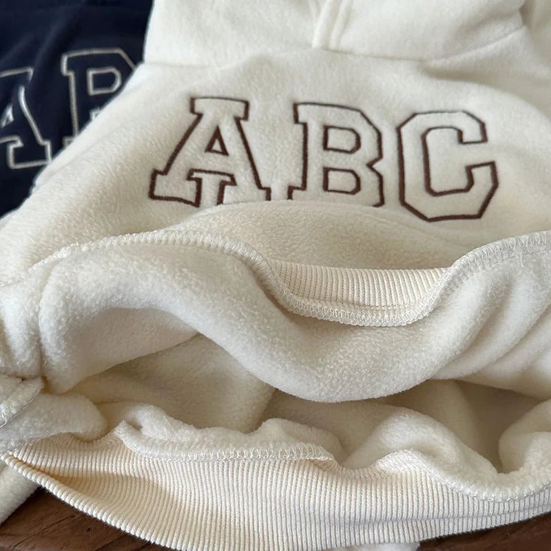 Fur Lining Boys Hoodie Set