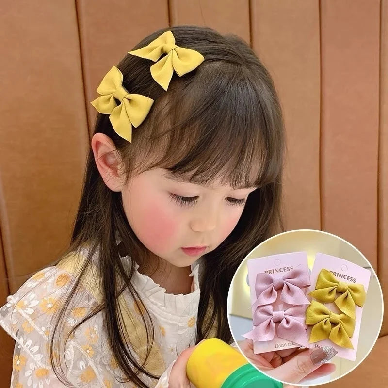 Cute Bow Red Clips Baby Hairpins - PAMU8