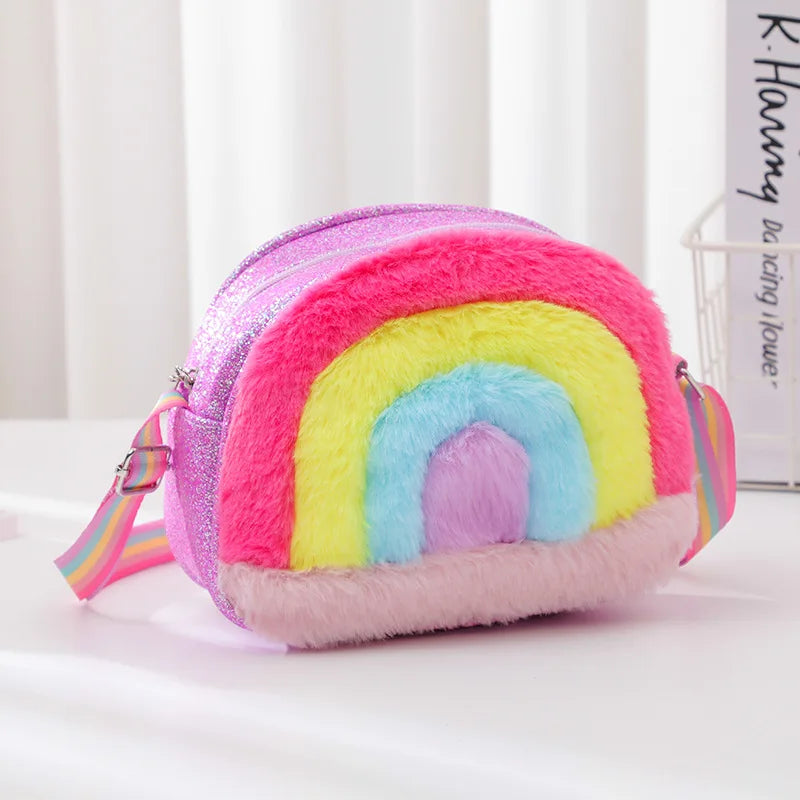 Rainbow Design Shoulder Bags