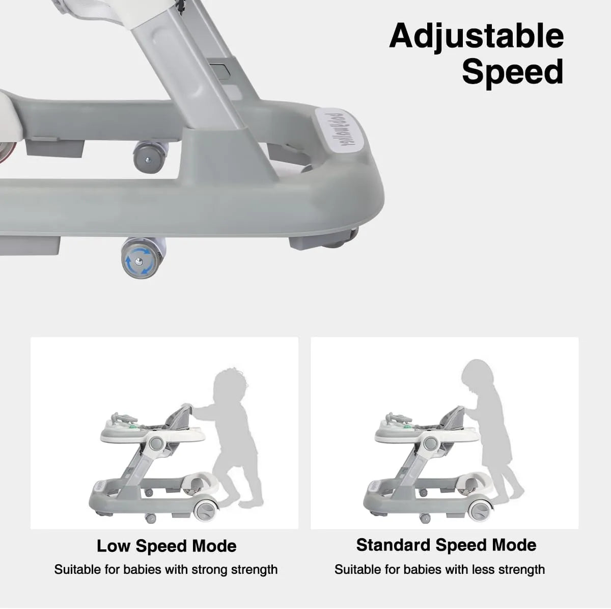 Baby Walker with Removable Feeding Tray