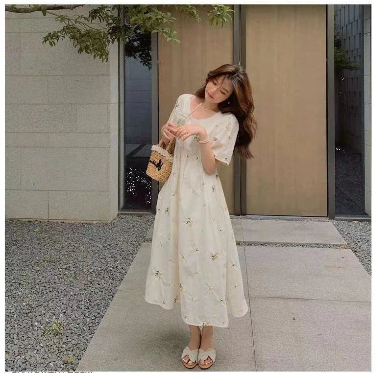 Pregnacy Bowknot Dress