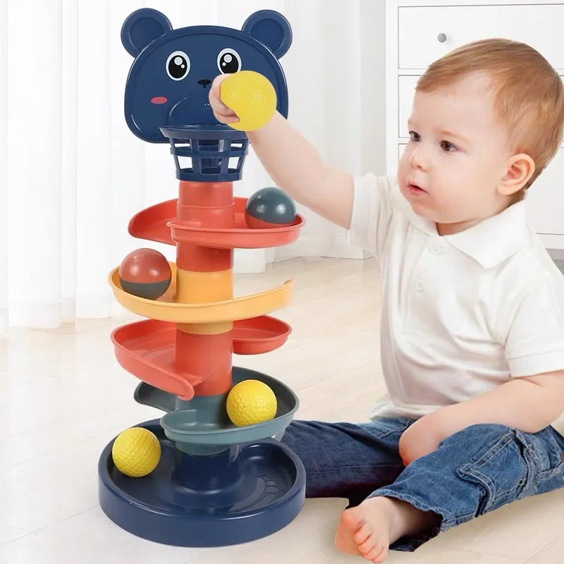 2-7 Layes Track Rolling Ball Pile Toy