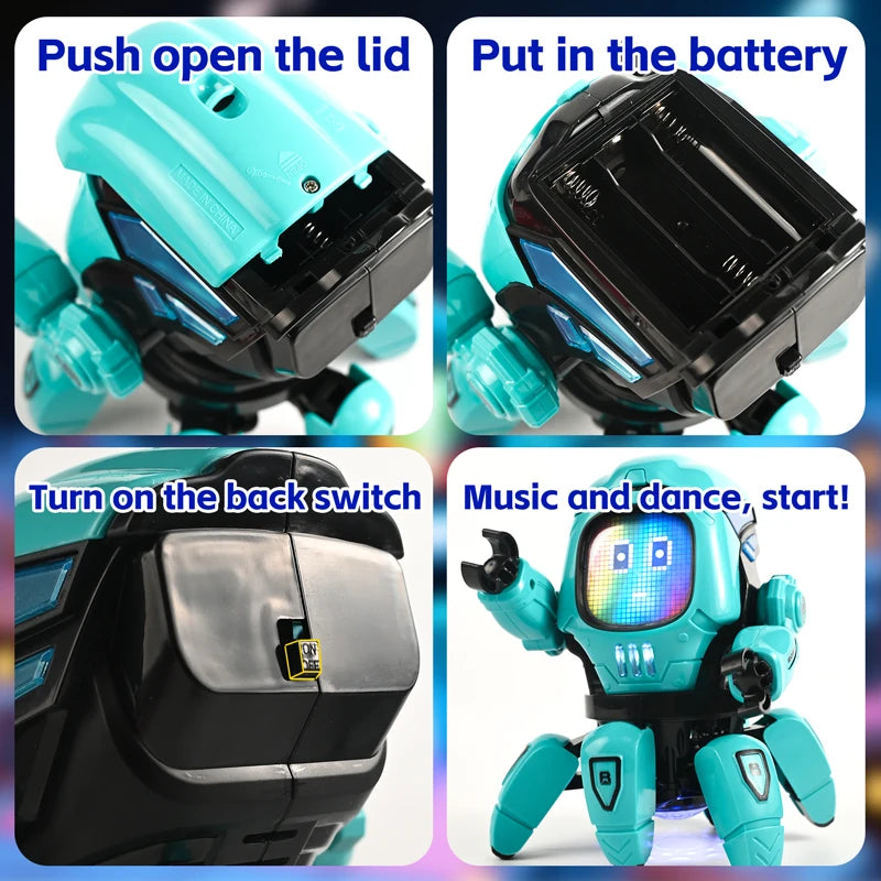 Kids Dance Robots Music LED