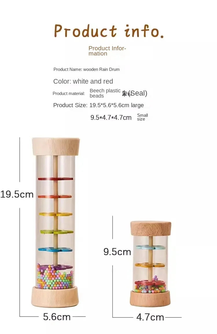 Baby Wooden Rain Sound Pipe