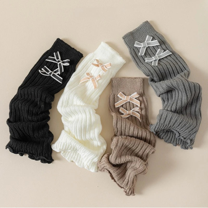 Soft Cotton Leg Warmers Knee Socks - PAMU8
