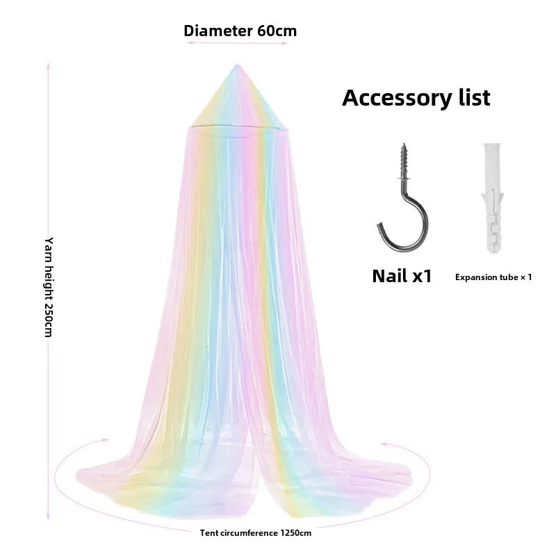 Baby Bedroom Rainbow Curtain