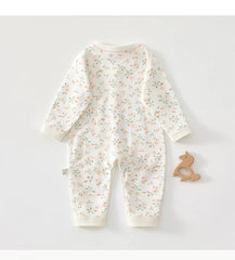 Printed Cotton Baby Girl Jumpsuit