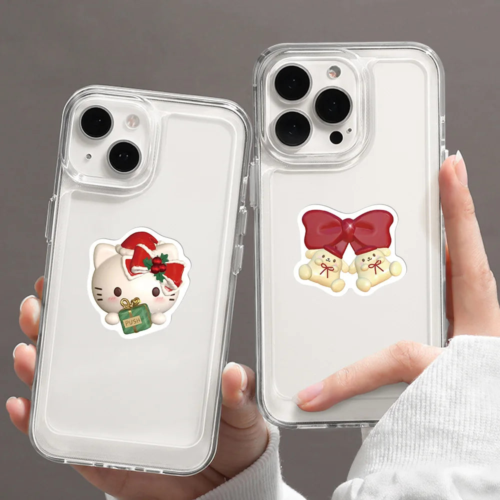 62Pcs Christmas Stickers