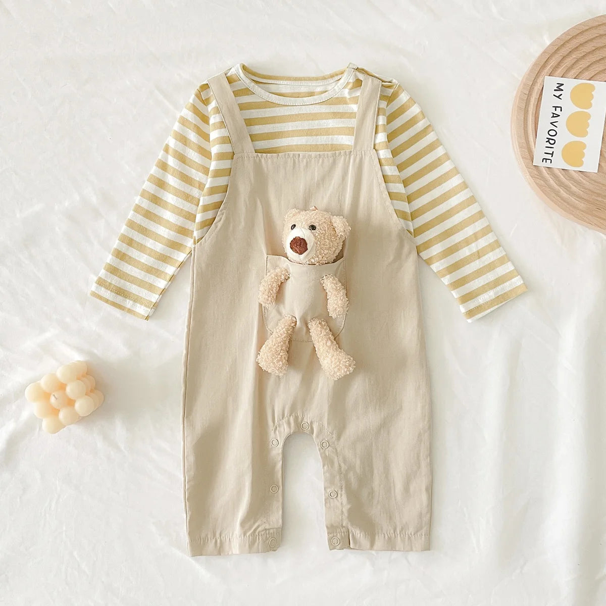 Jumpsuits Striped Casual Cotton