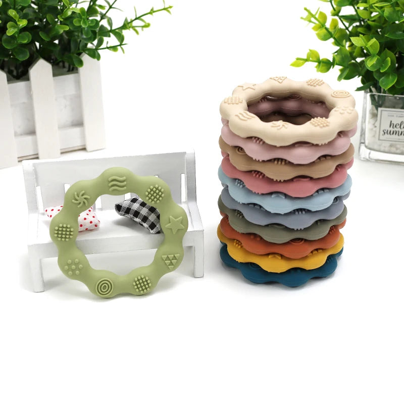 Baby Food Grade Silicone Newborn Grip Teething Toys - PAMU8