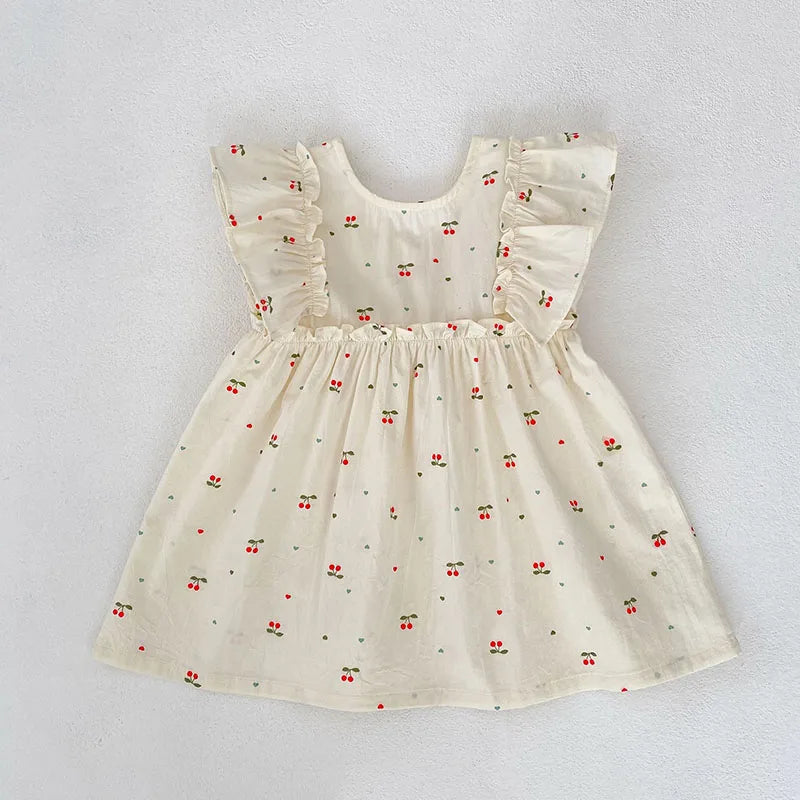 Cherry Girls Bow Jumpsuit
