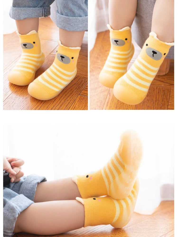 Non-Slip Learning Walk Socks