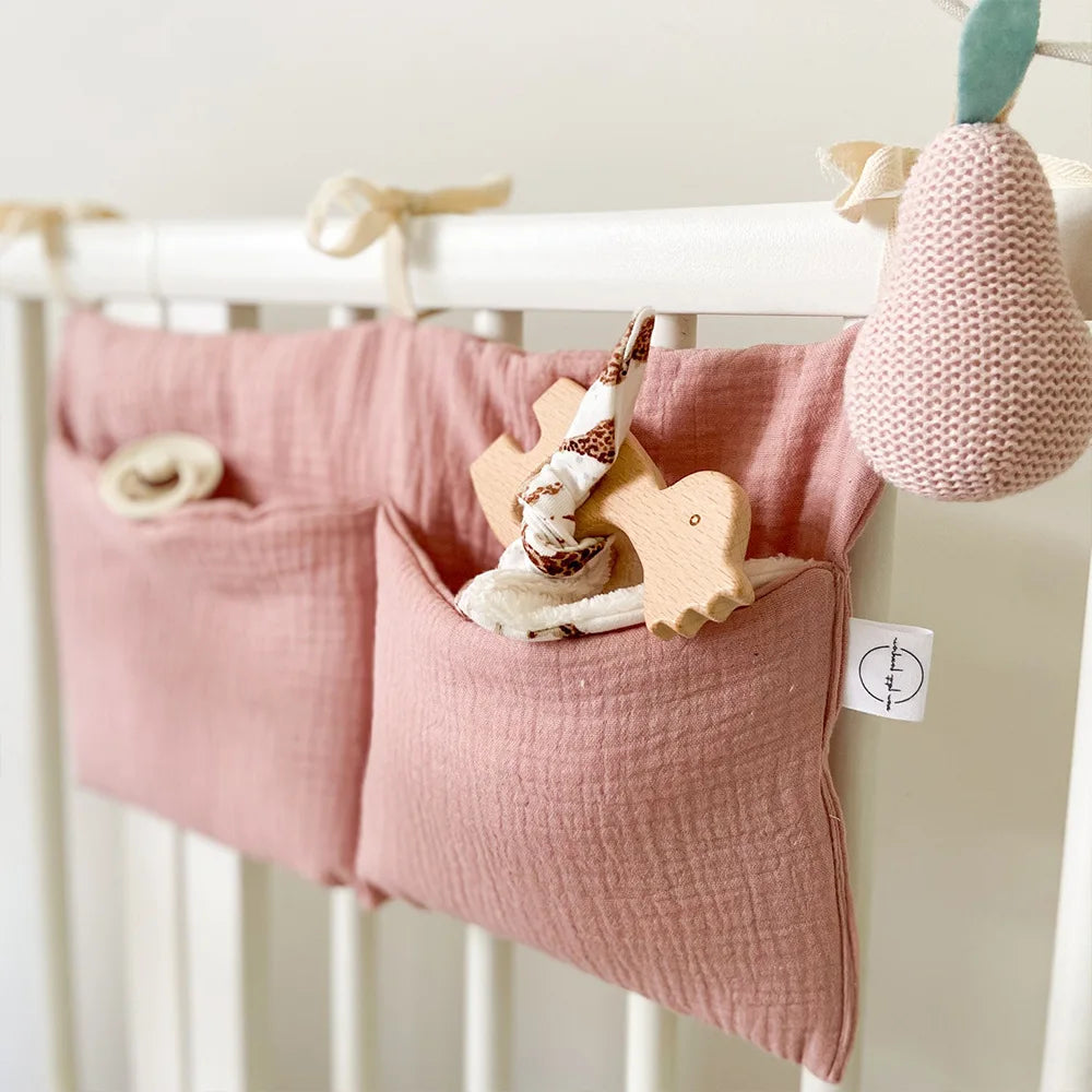 Baby Crib Organizer Cot Caddy Bed Storage Organize - PAMU8