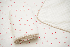 Newborn Bear Print Blanket for Crib, Stroller and Car Seat