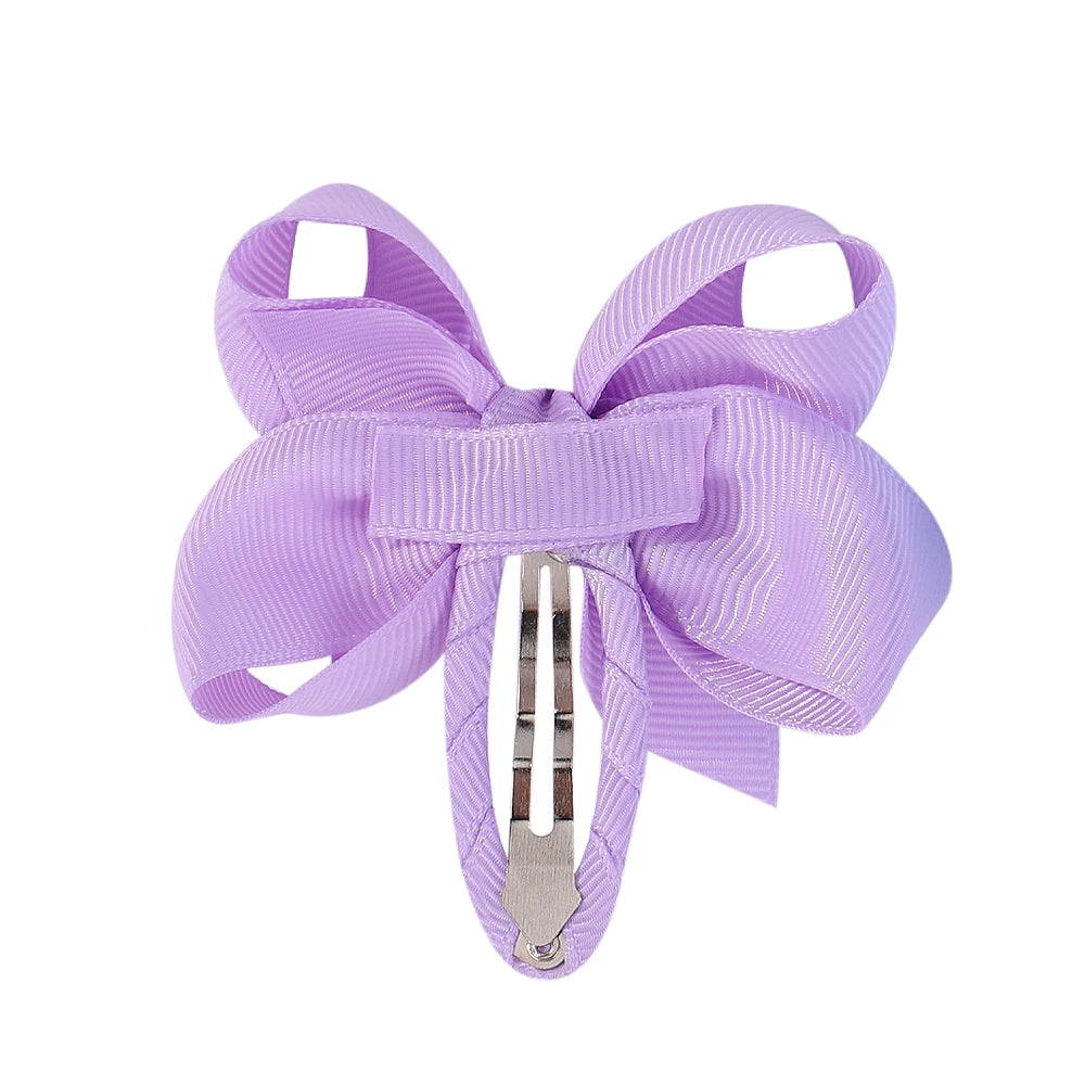 2Pcs Solid Bow Clips