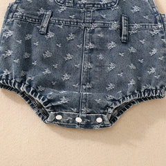 Baby Girl Denim Romper