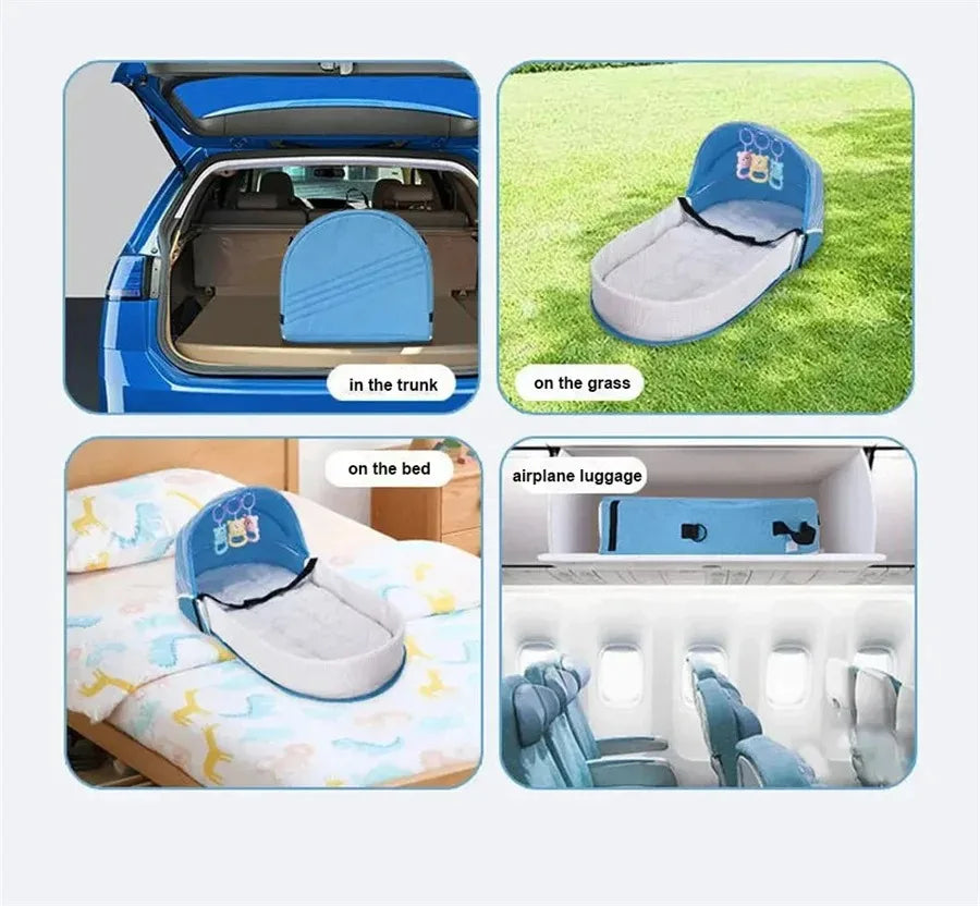 Folding Crib Travel for Newborn