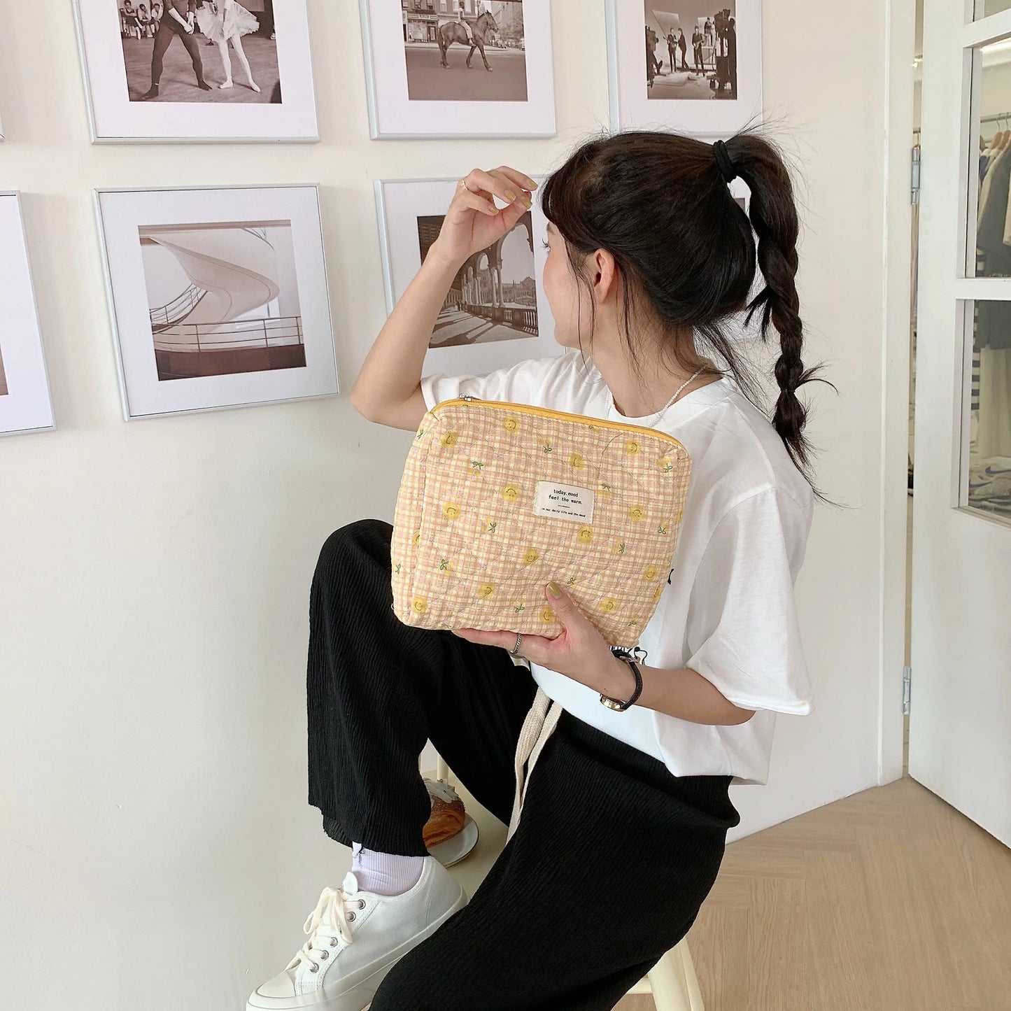 Cartoon Print Nappy Bag