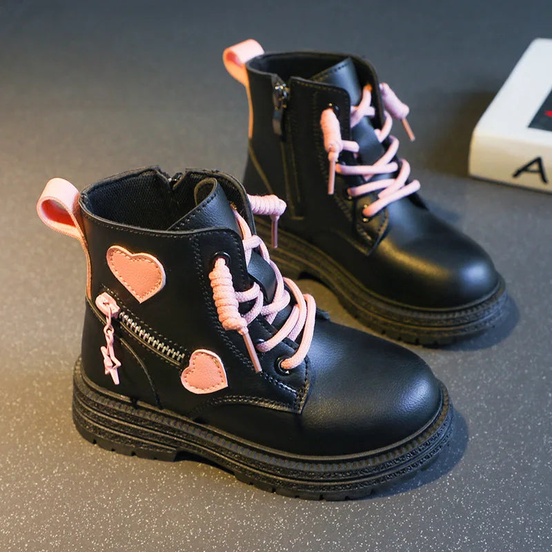 Girls Snow Furry Ankle Boots