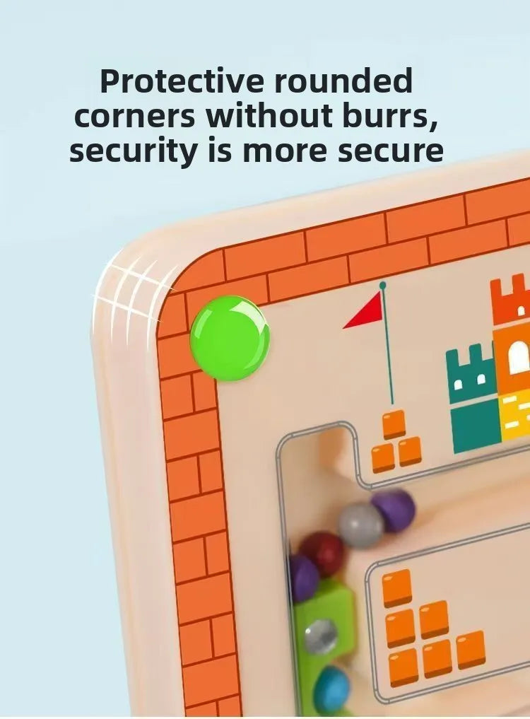 Magnetic Color and No. Maze Toys