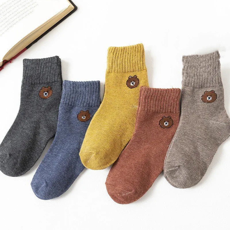 Pairs Warm Plush Kids Socks - PAMU8