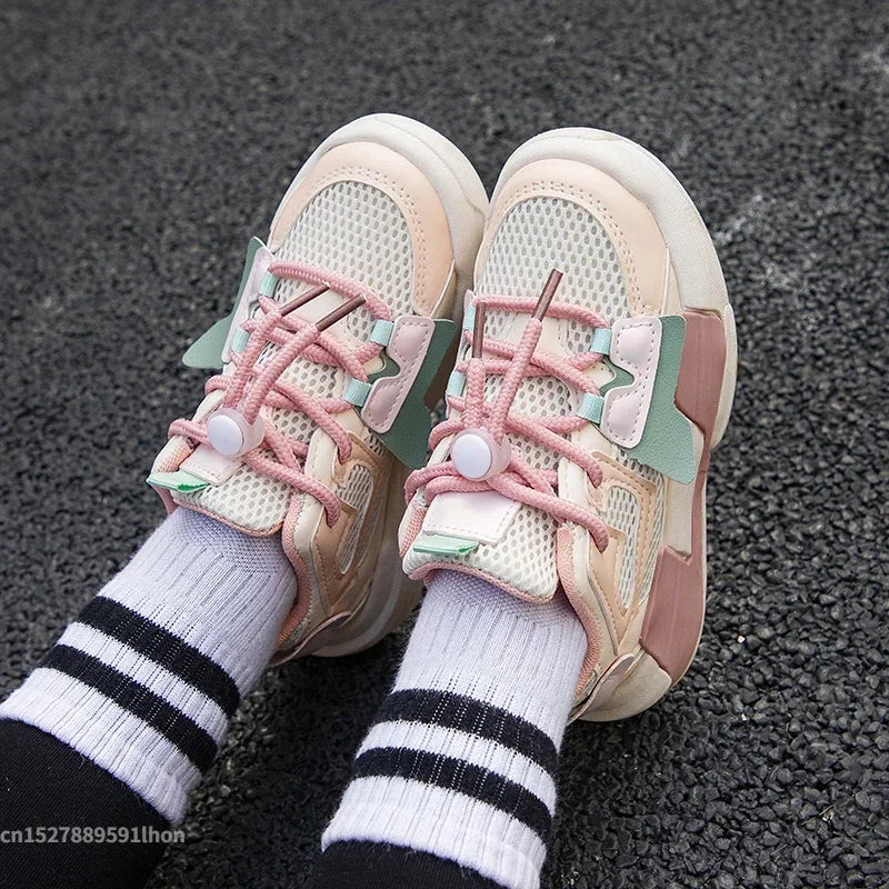 Spring Mesh Breathable Kids Sneakers