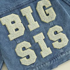 Casual Embroidered Kids Coat